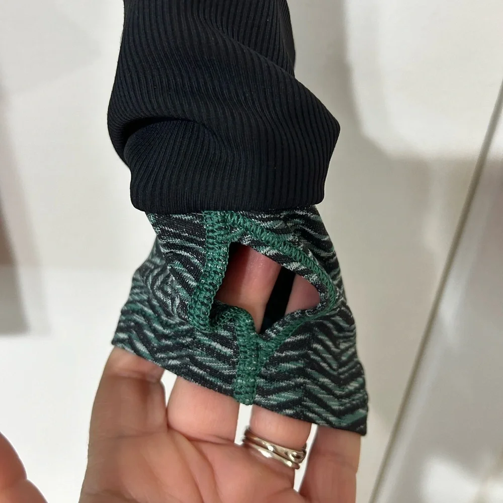 Lululemon Daily Practice Jacket Athleisure Training Sea Mist Deep Green Size 4 - Picture 11 of 16